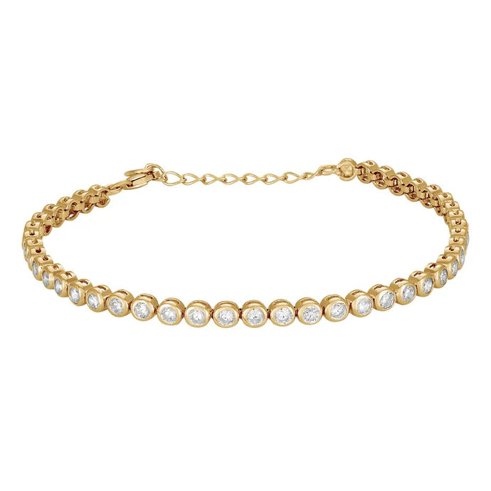 SILVER TENNIS BRACELET EMMY NOR - JOANLI NOR