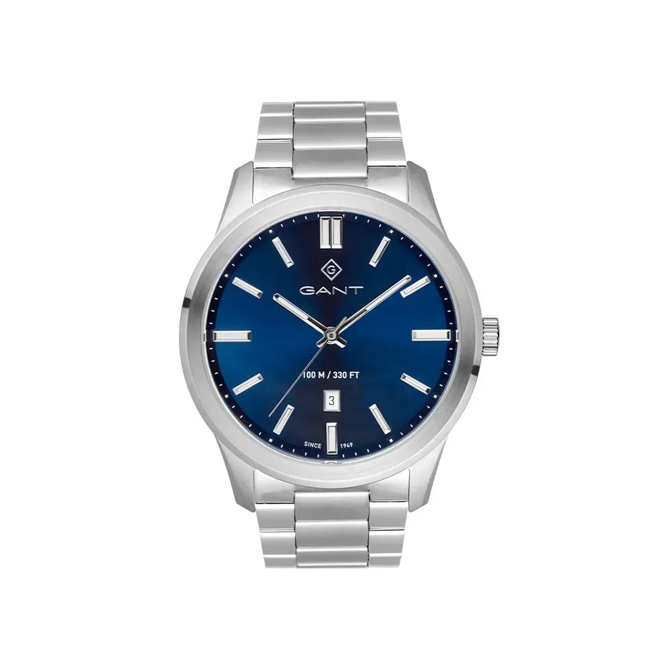 GANT BRIDGETON STÅL / BLÅ 43 MM