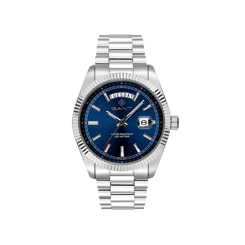 GANT FAIRFAX HERRE STÅL / BLÅ 41 MM