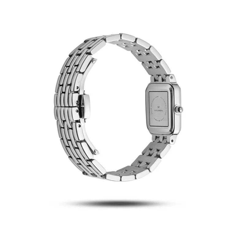 MOCKBERG RENAISSANCE SILVER/HVIT 17X29 MM