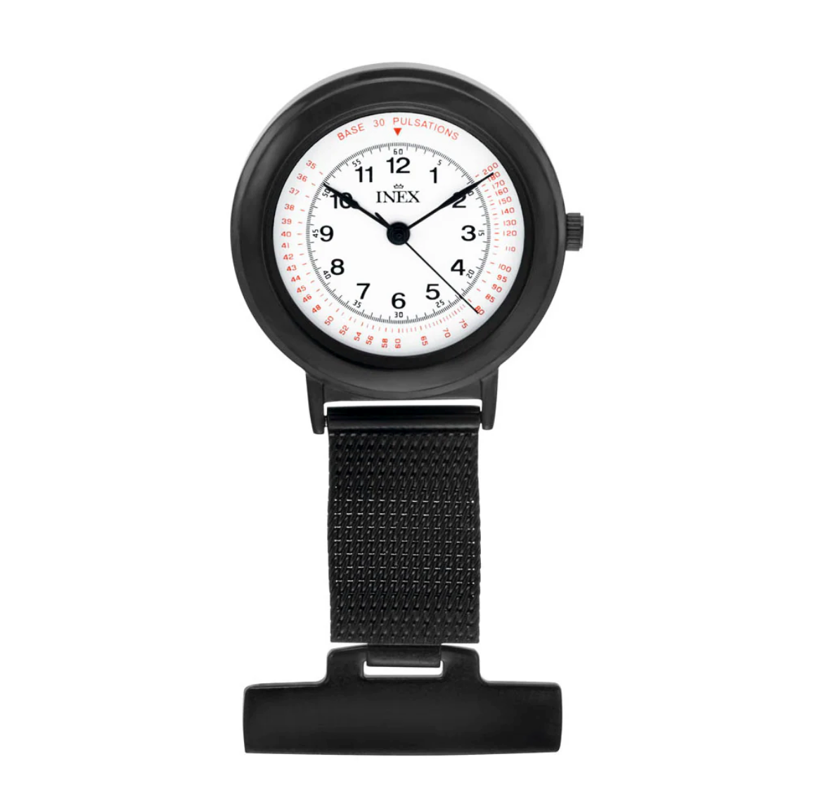 Inex søsterur i sort stål