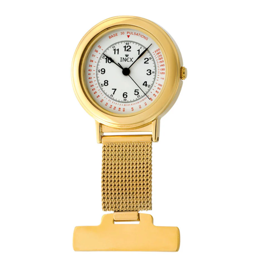 INEX SØSTERUR I GULFARGET STÅL