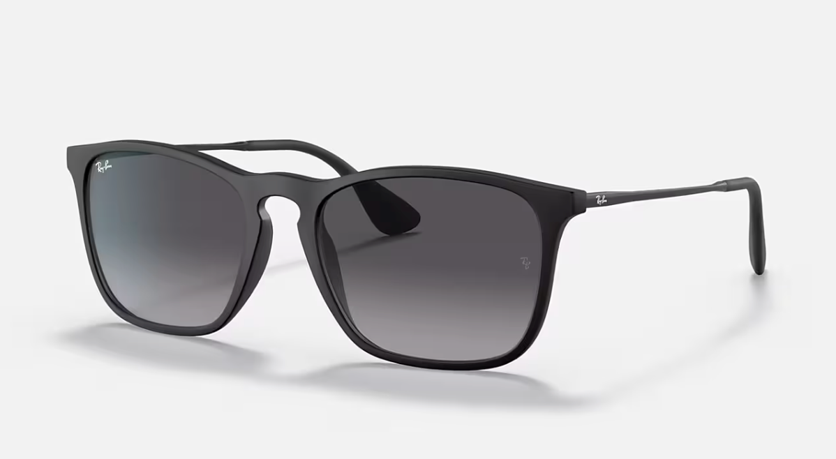 RAYBAN CHRIS MATT SORT / GRADERT