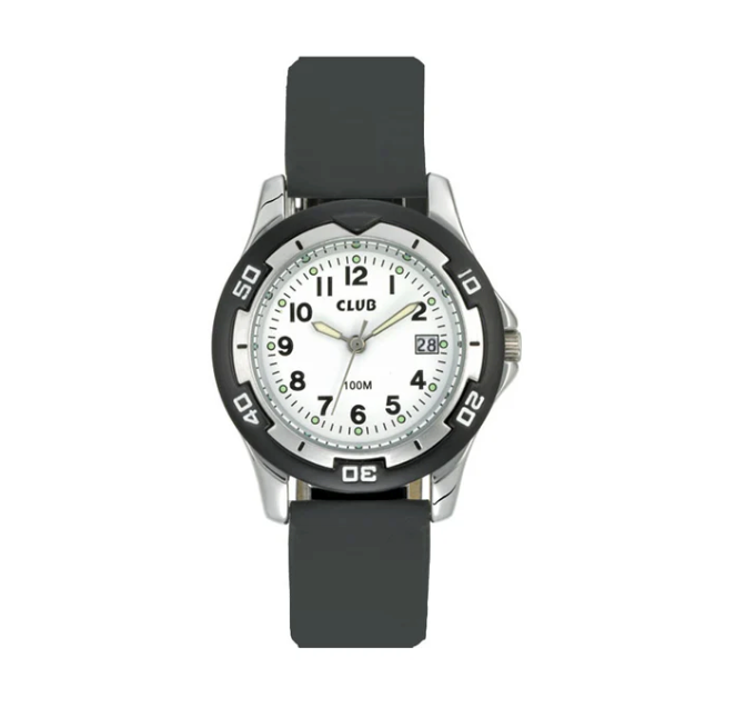 CLUB BARNEKLOKKE SORT 29 MM