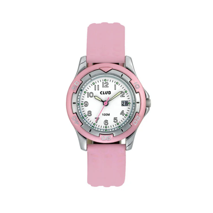 CLUB BARNEKLOKKE ROSA 29 MM
