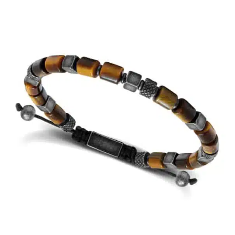 ROCHET ARMBÅND NIRVANA MED TIGERØYE