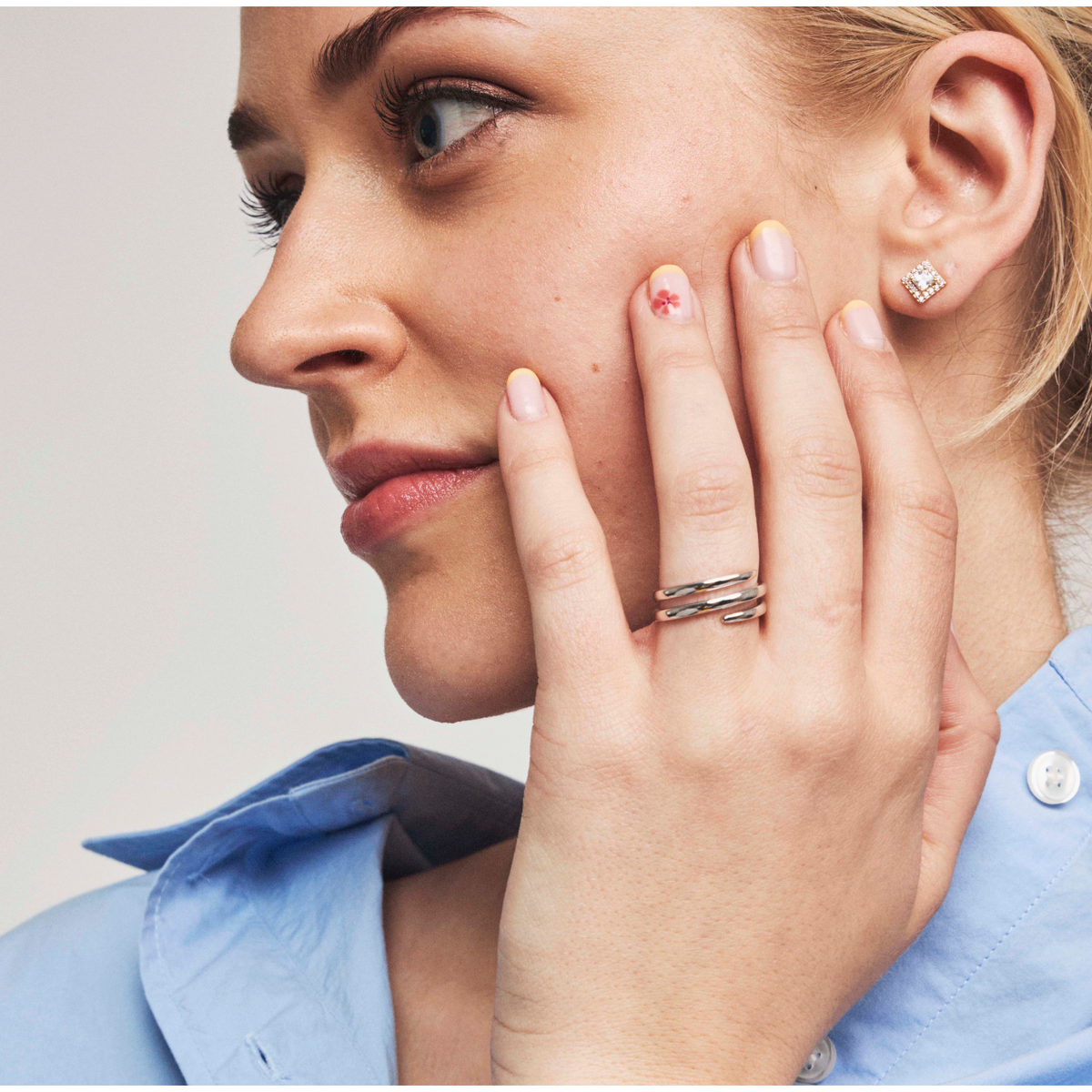RING I SØLV - SPIRAL ELEGANCE