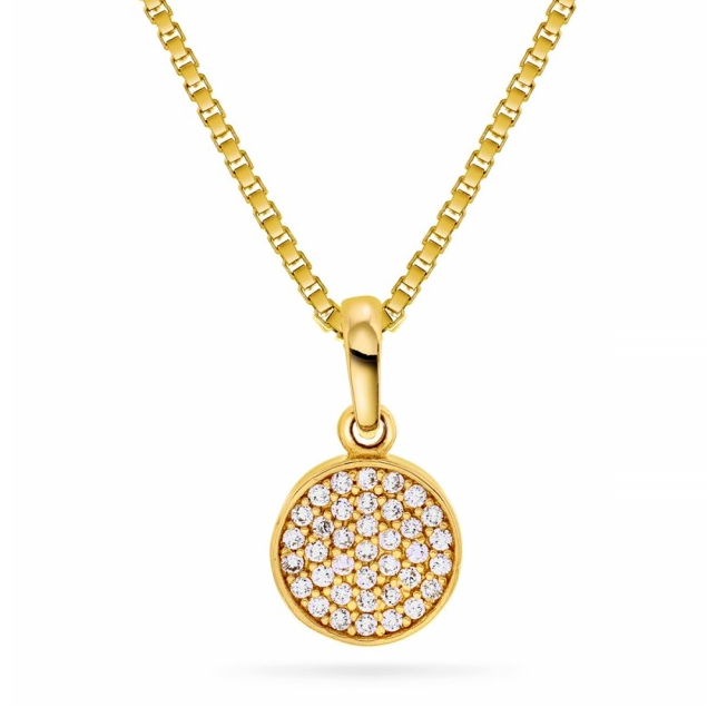 ANHENG I GULL MED CUBIC ZIRKONIA