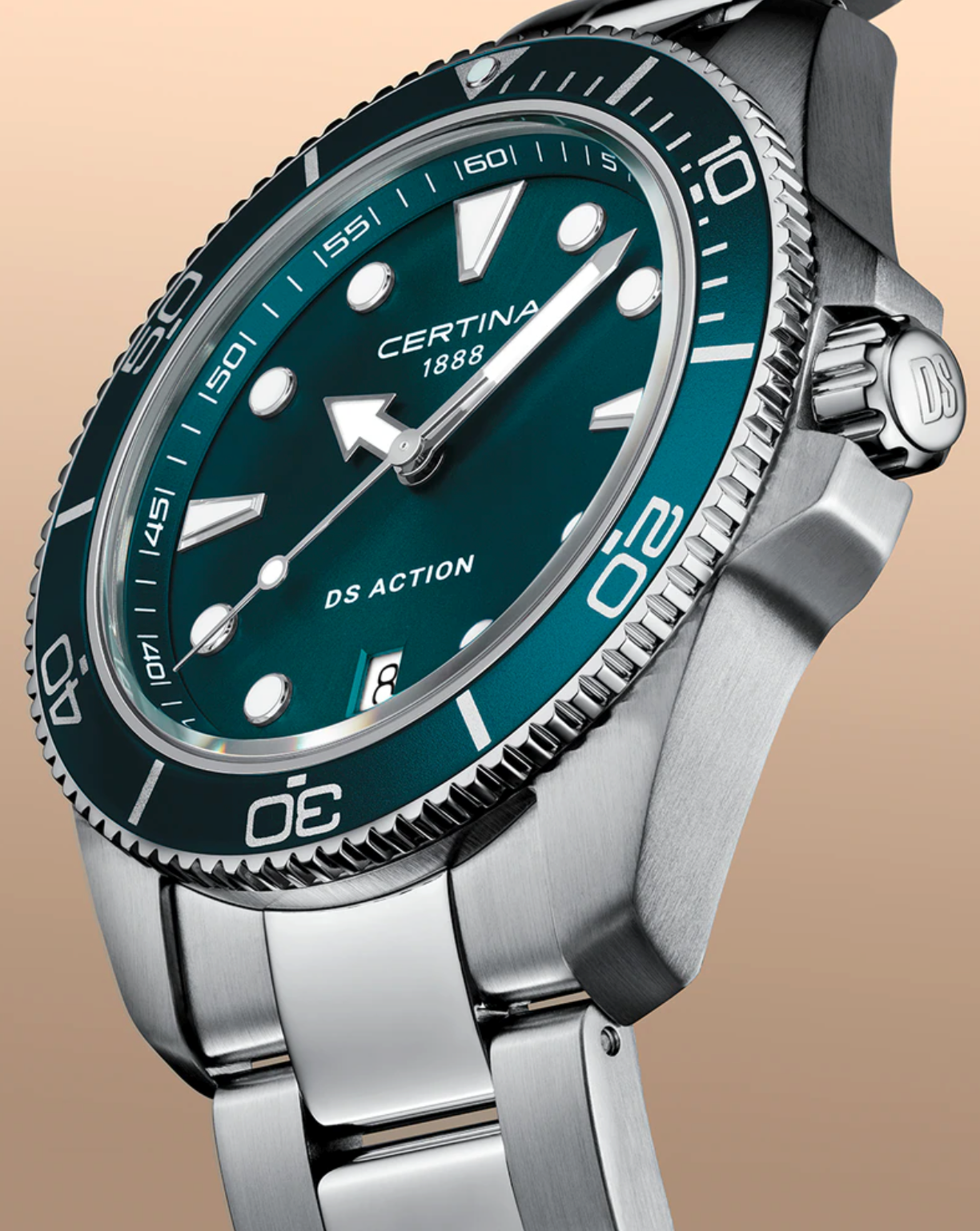 CERTINA DS ACTION 40 MM GRØNN