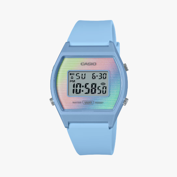 CASIO DIGITAL I LYS BLÅ