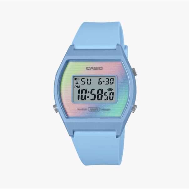CASIO DIGITAL I LYS BLÅ