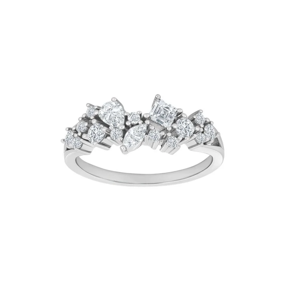 JOANLI NOR - SØLVRING MED CUBIC ZIRKONIA
