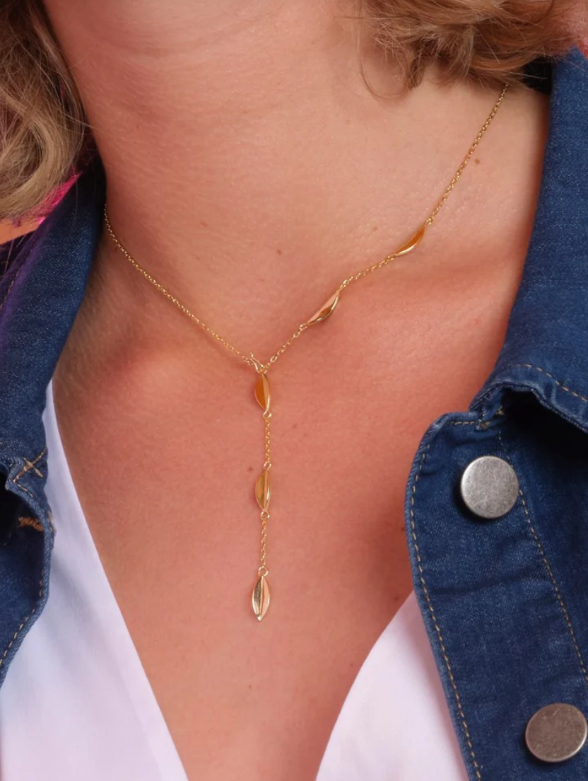 SØLVSMYKKE BLADER - FORGYLT SØLV