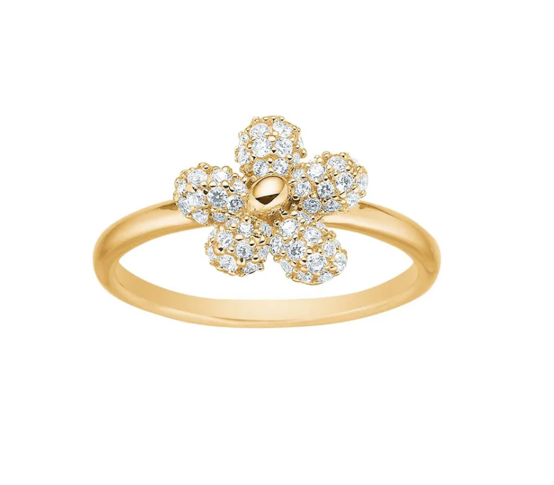 PHOEBENOR RING I FORGYLT SØLV