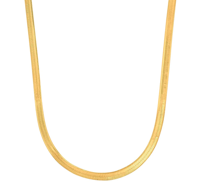 FLAT SØLVSMYKKE I FORGYLT