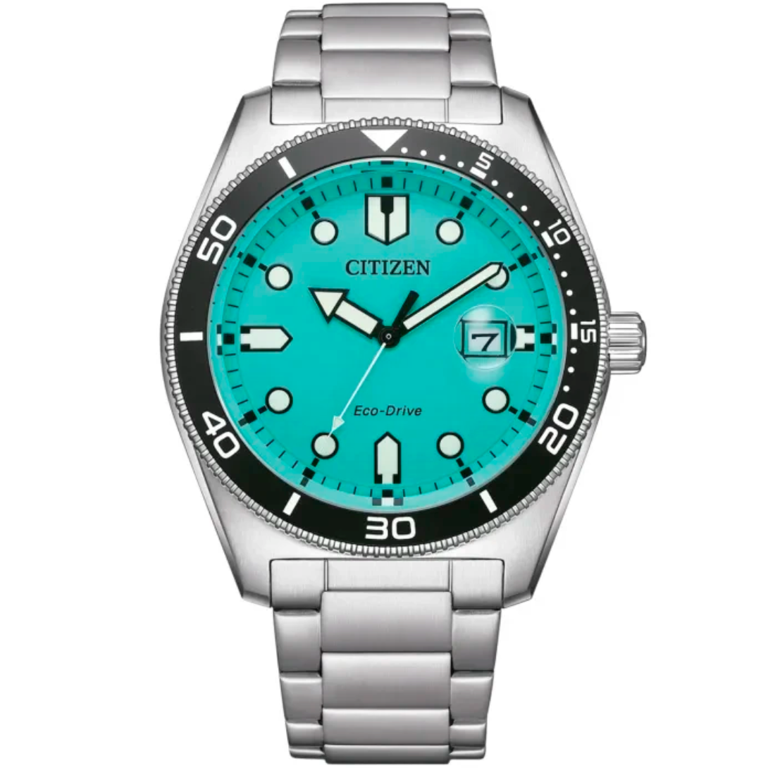 Citizen Eco Drive med turkis urskive