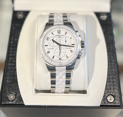 Certina DS First Hvit/Keramik Ø38 mm C030.217.11.017.00