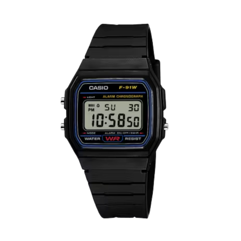 CASIO DIGITAL - F-91W-1YEG