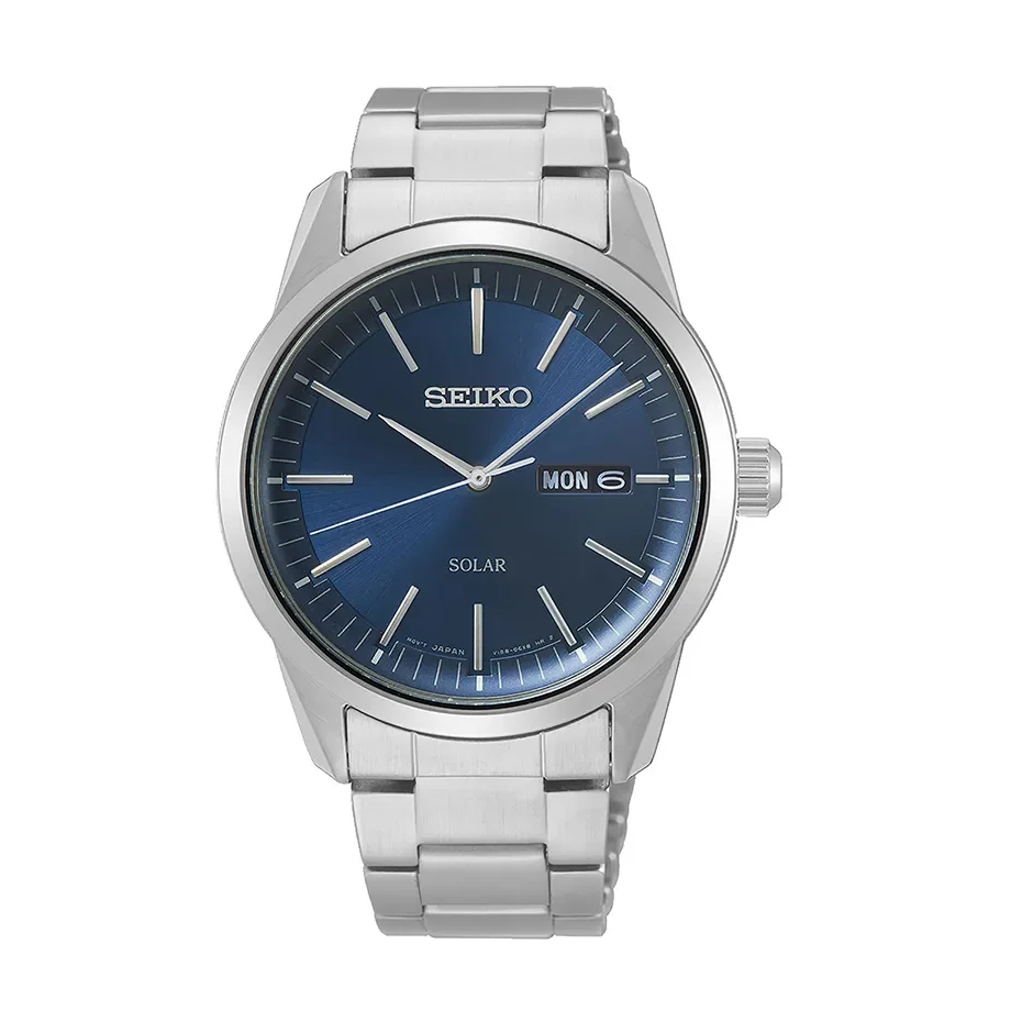 SEIKO MENS SOLAR BLÅ - SNE525P1