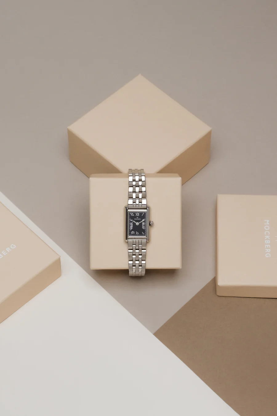 MOCKBERG TIMELESS STÅL / SORT SKIVE