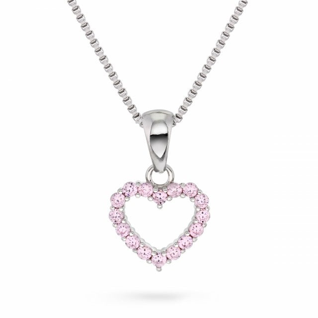 HALSKJEDE I SØLV HJERTE