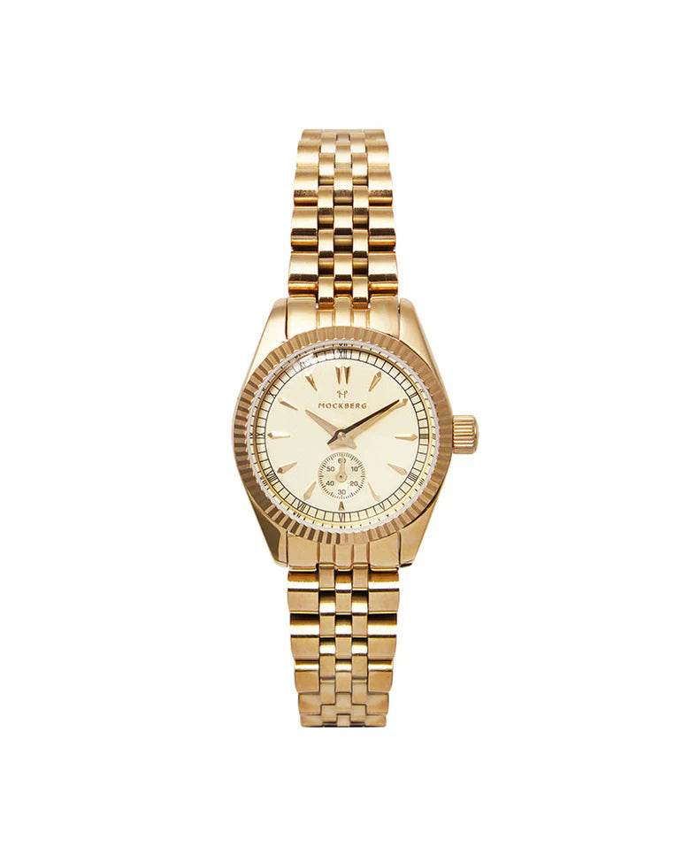 MOCKBERG ROYAL GULLFARGET STÅL/CHAMPAGNE