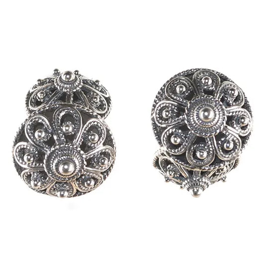 MANSJETTKNAPPER TIL TELEMARKSBUNAD DOBBEL, OKSIDERT