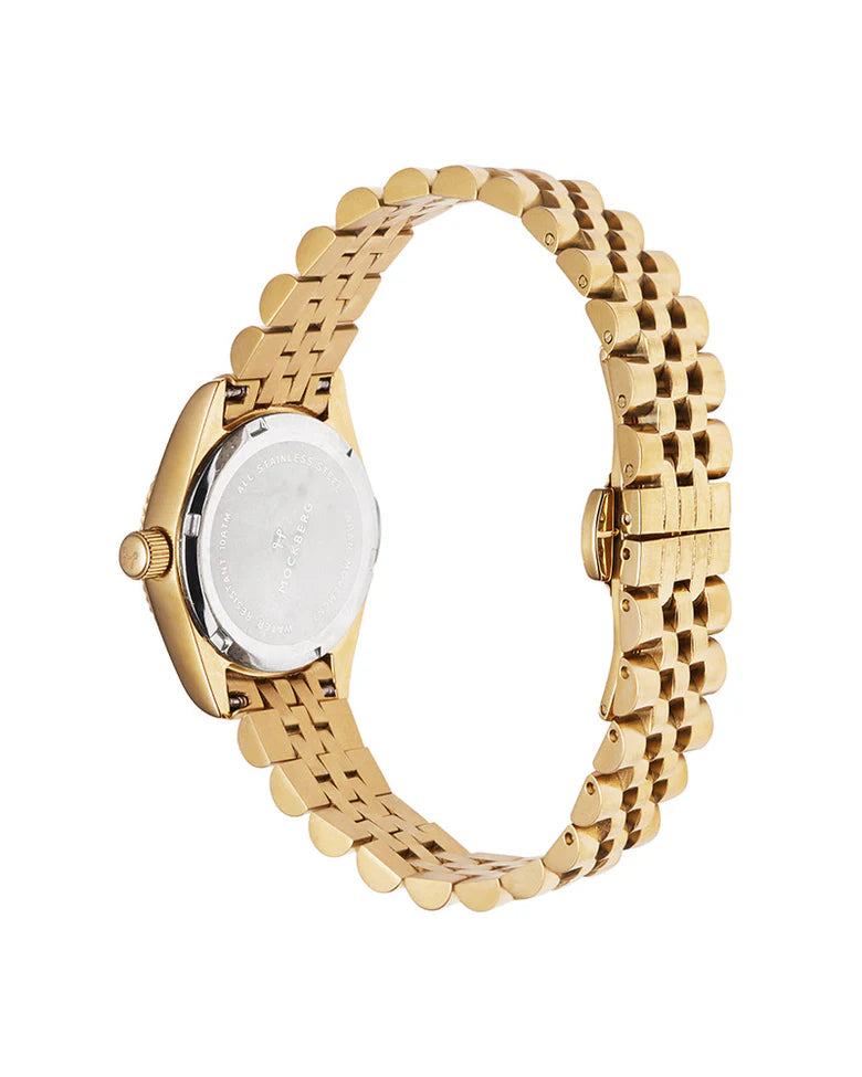 MOCKBERG ROYAL GULLFARGET STÅL/CHAMPAGNE