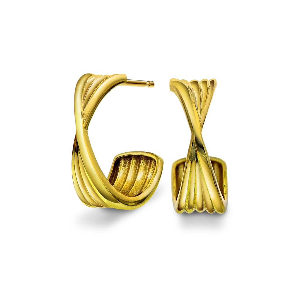 ATHENS AURA ØREDOBBER I SØLV - PAN