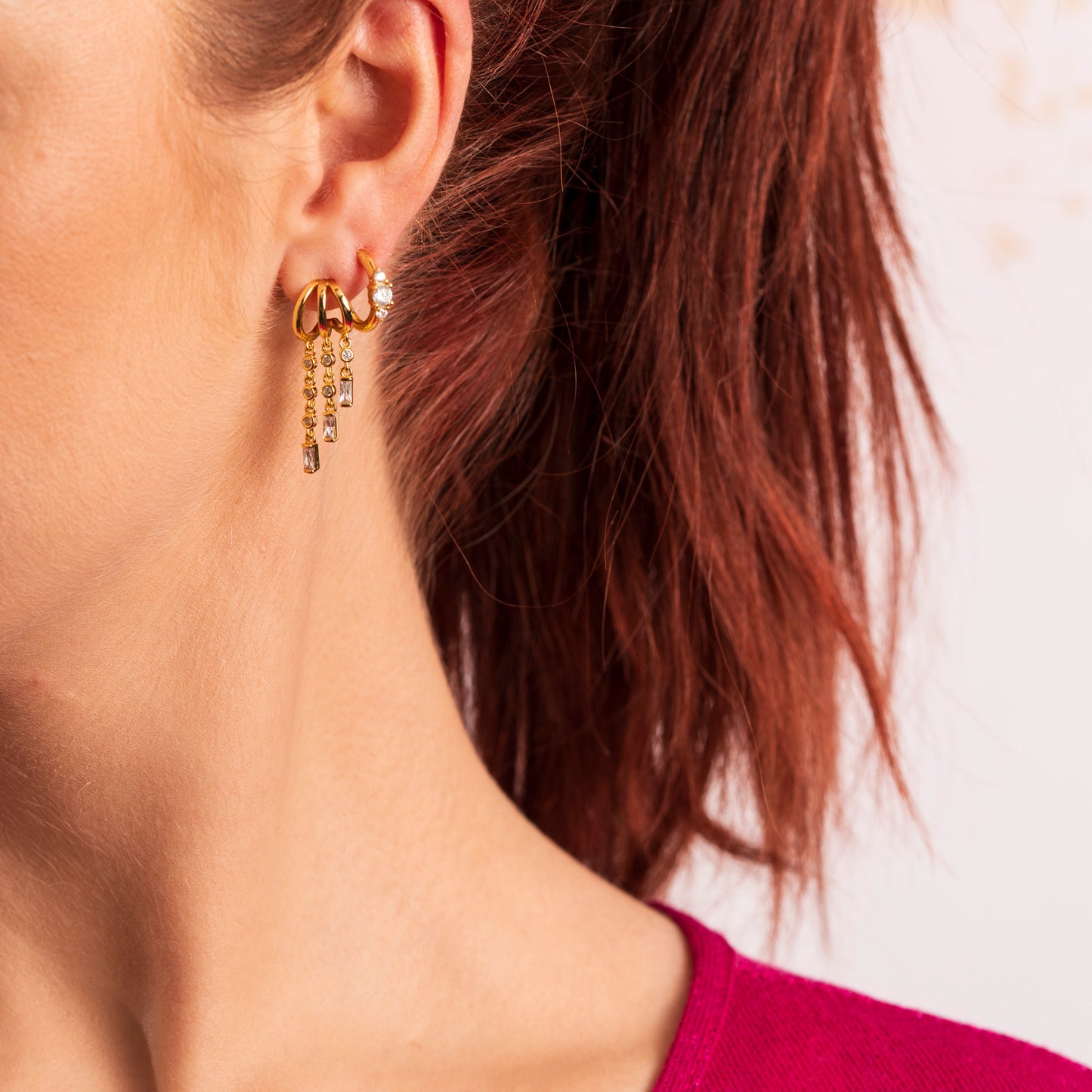 RIO RADIANCE ØREDOBBER I SØLV MED ZIRKON - PAN