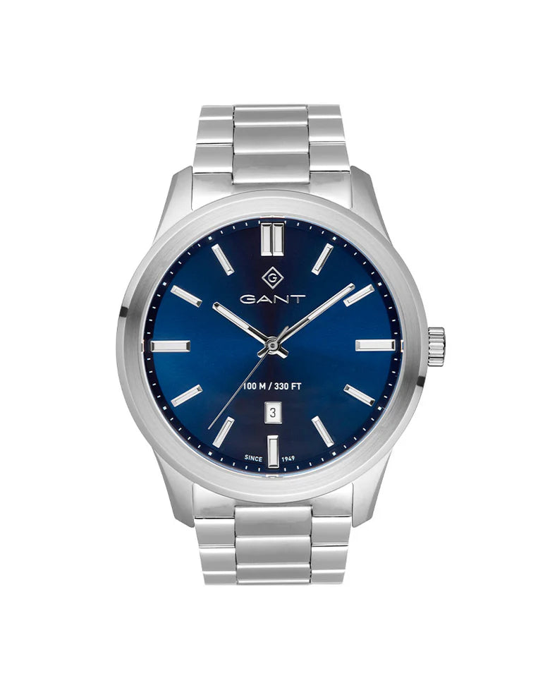 GANT BRIDGETON STÅL / BLÅ 43 MM