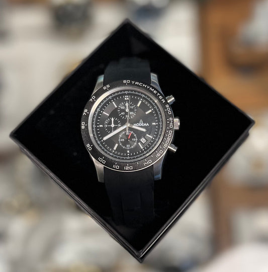 Modema herreur med sort skive