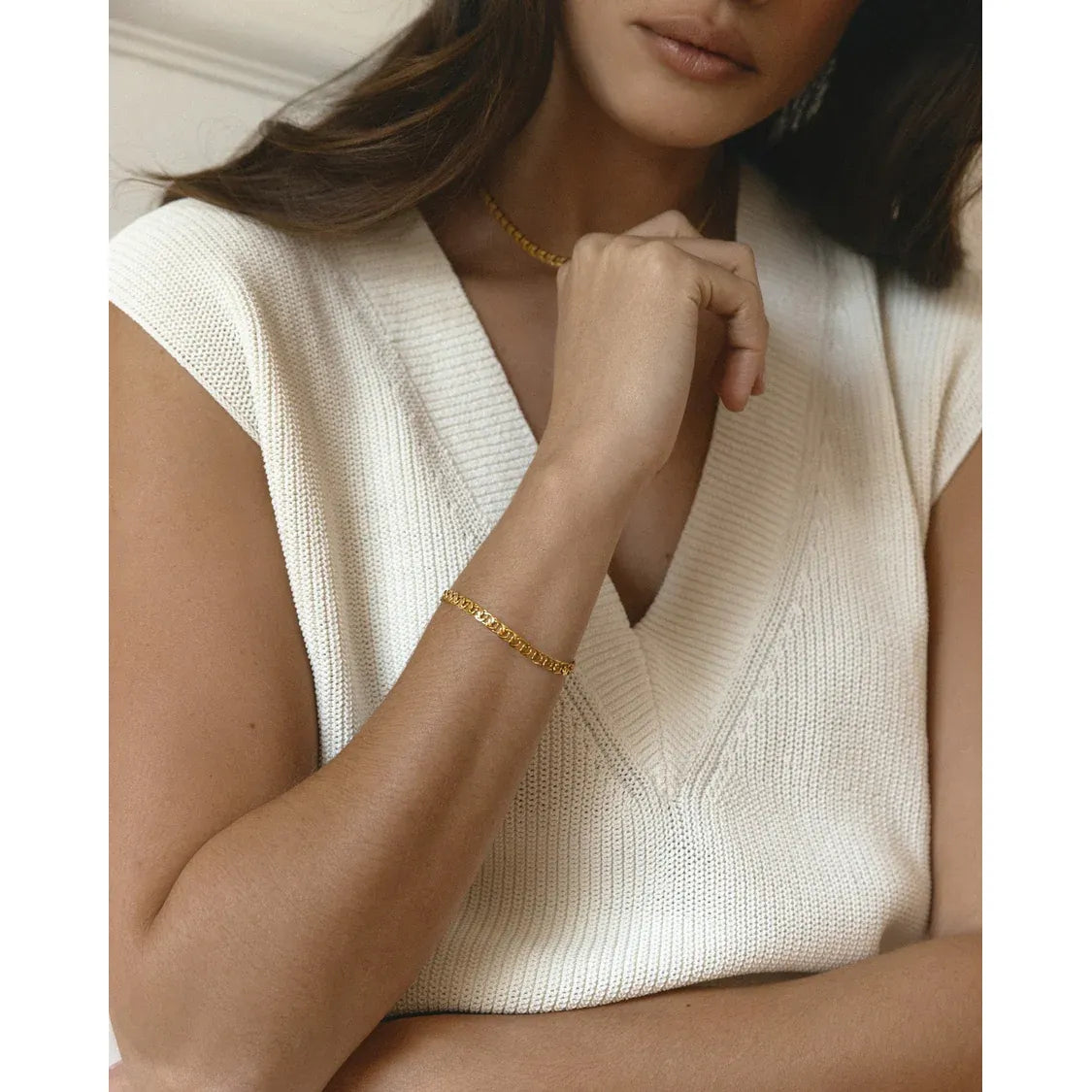 MOCKBERG INFINITY GOLD BRACELET