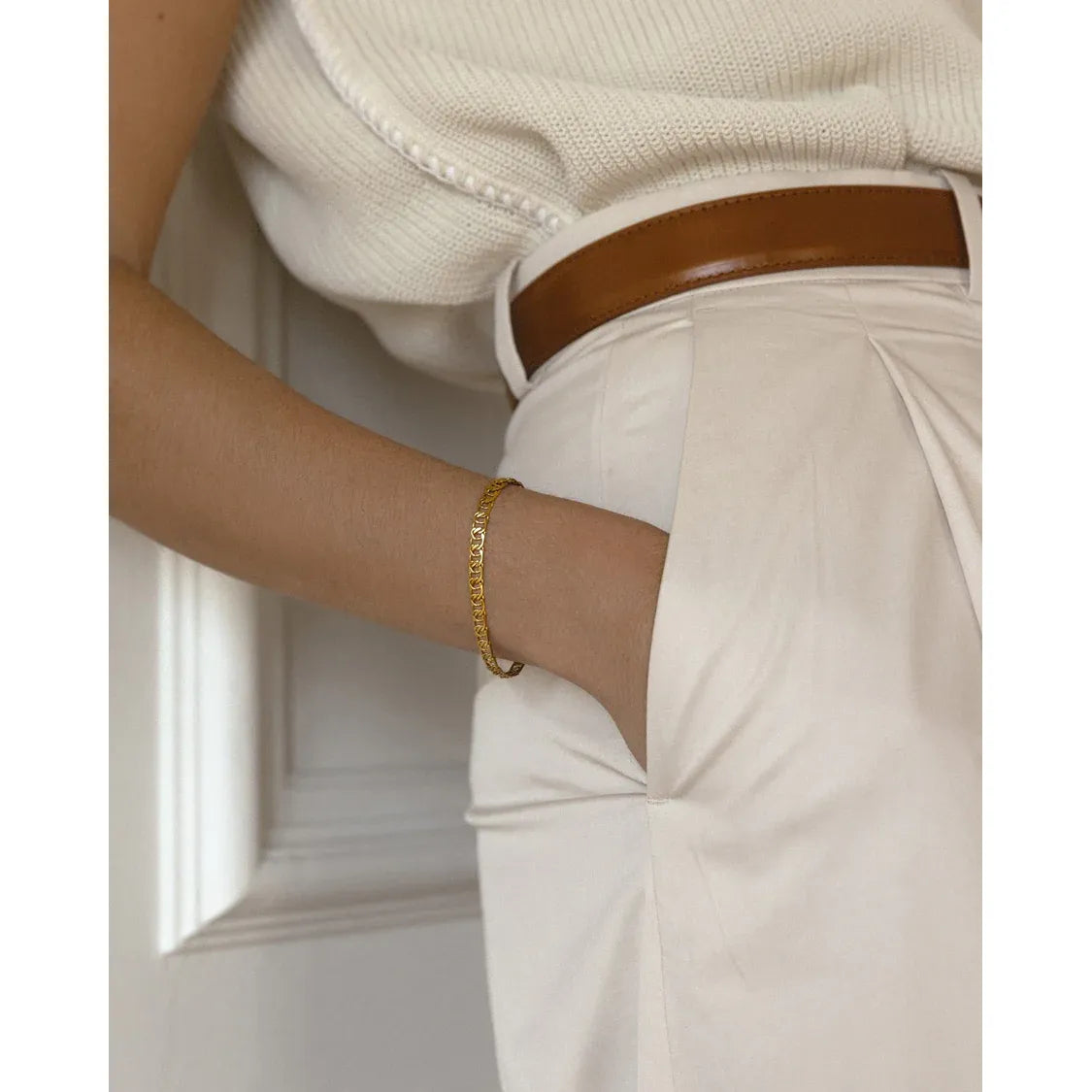 MOCKBERG INFINITY GOLD BRACELET
