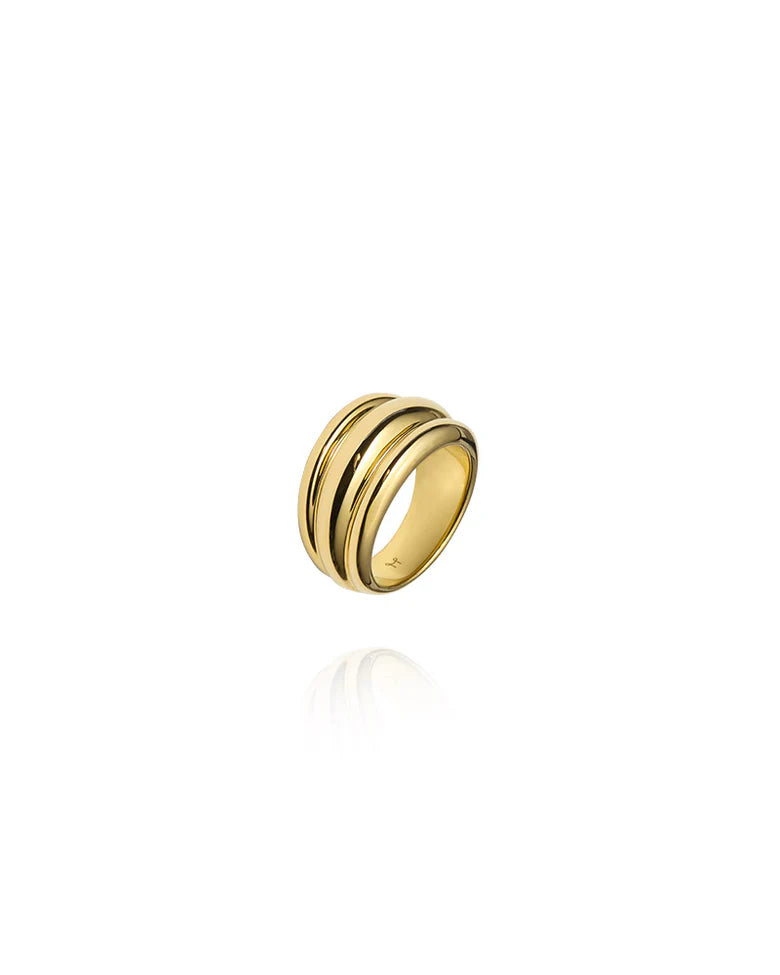 MOCKBERG DECO RIBBED RING