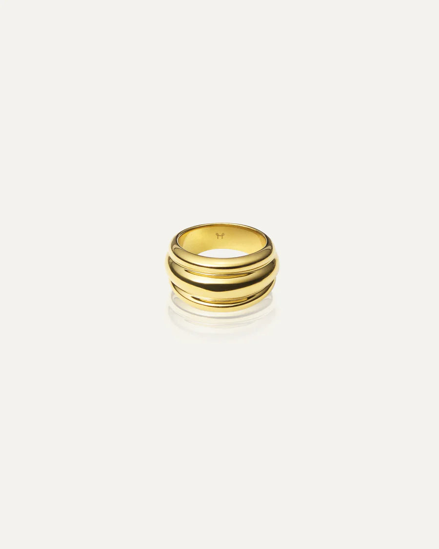 MOCKBERG DECO RIBBED RING