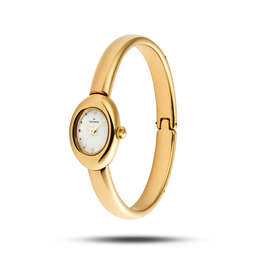 MOCKBERG BELLE OVAL PETITE GOLD