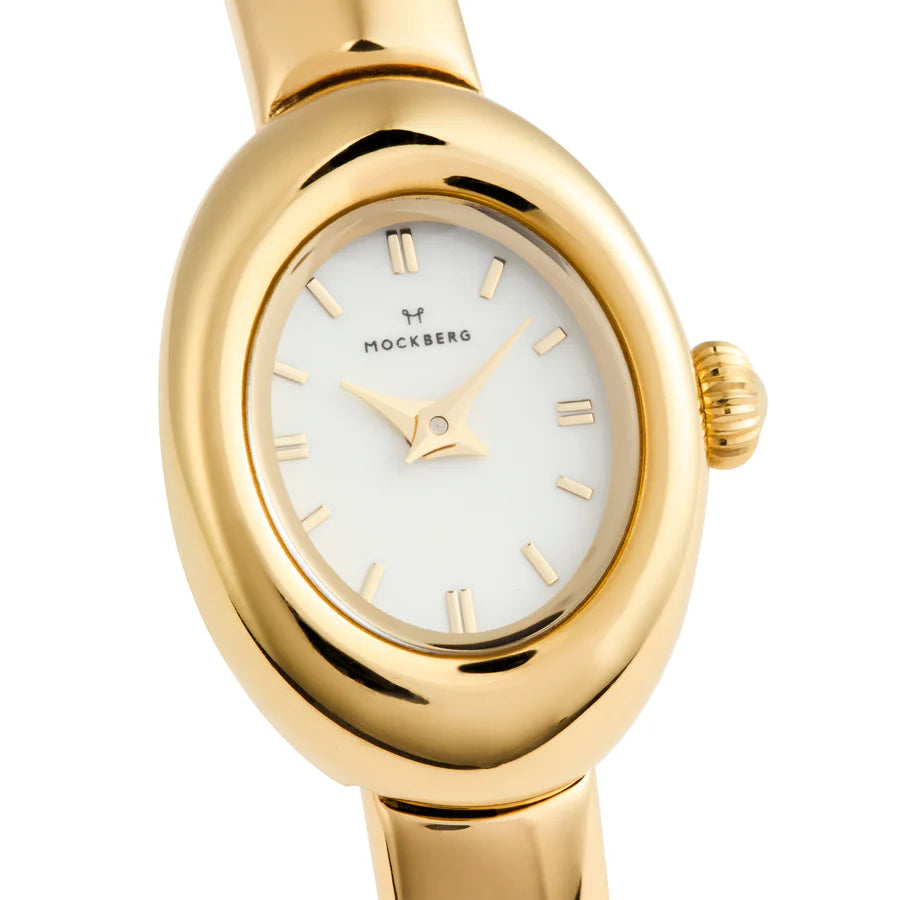 MOCKBERG BELLE OVAL PETITE GOLD