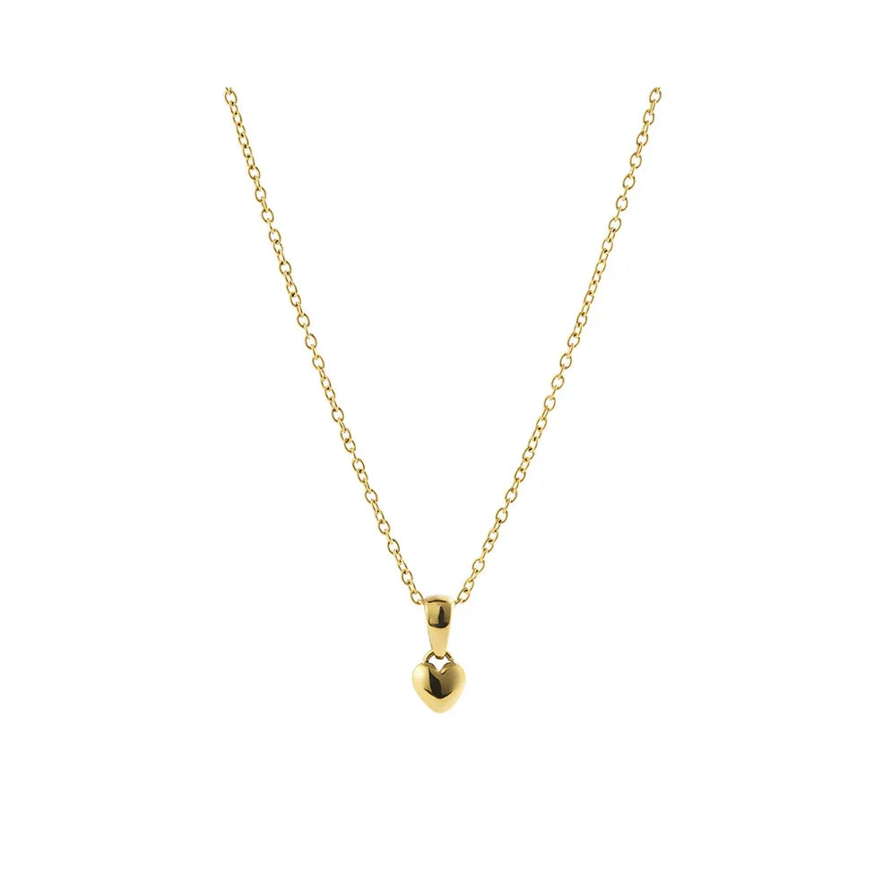 MOCKBERG SWEETHEART GOLD MEDIUM NECKLACE