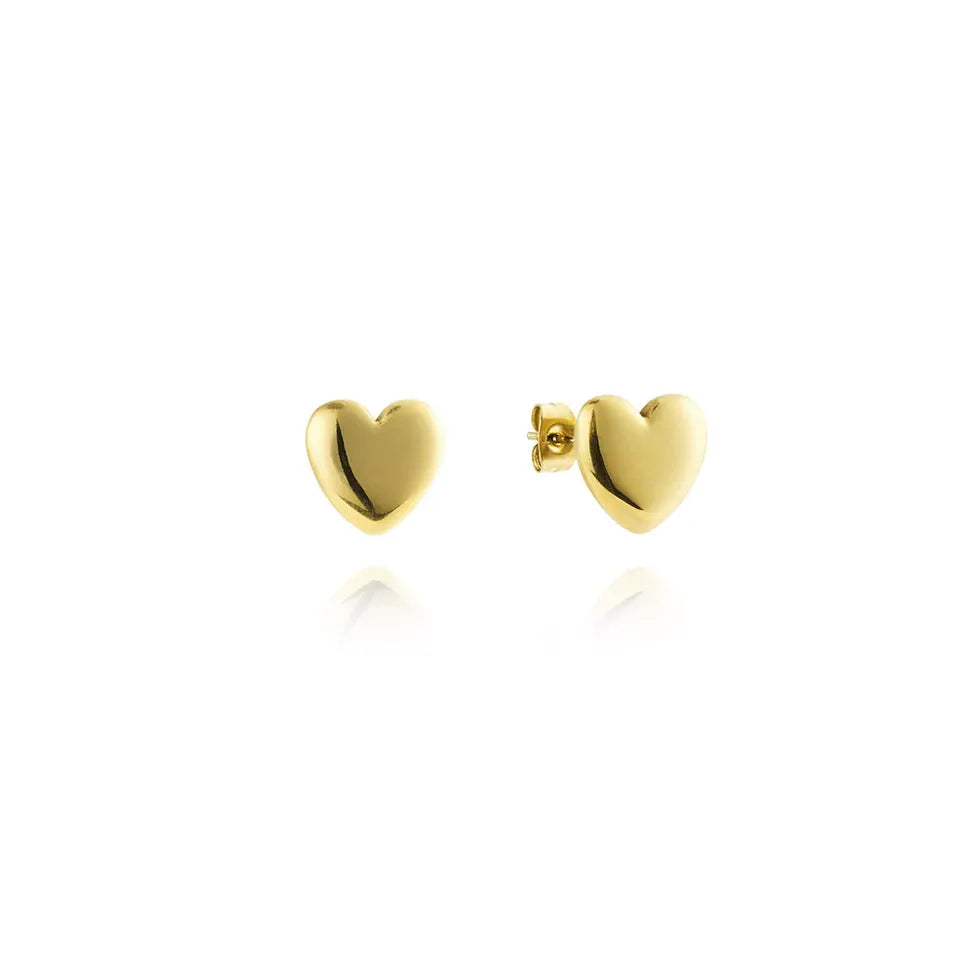 MOCKBERG LOVE GOLD MEDIUM STUDS