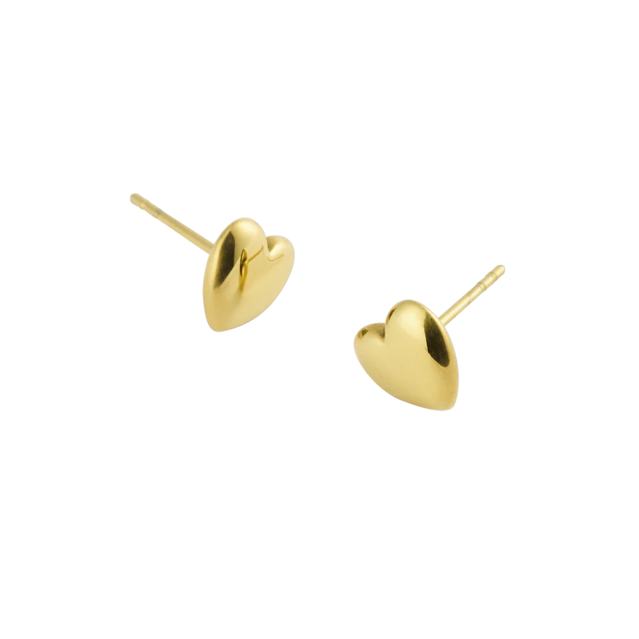 MOCKBERG LOVE GOLD MEDIUM STUDS