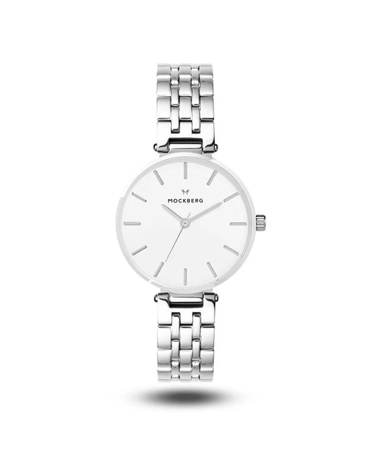 MOCKBERG ORIGINAL LINKS STÅL/HVIT