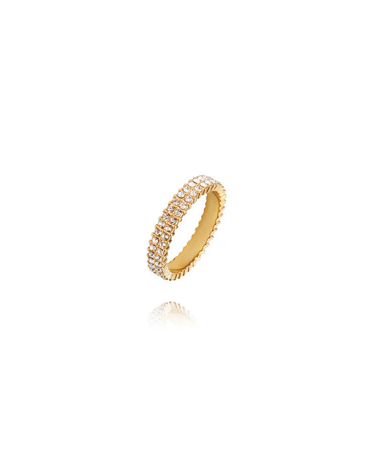 MOCKBERG MIDNIGHT GOLD RING
