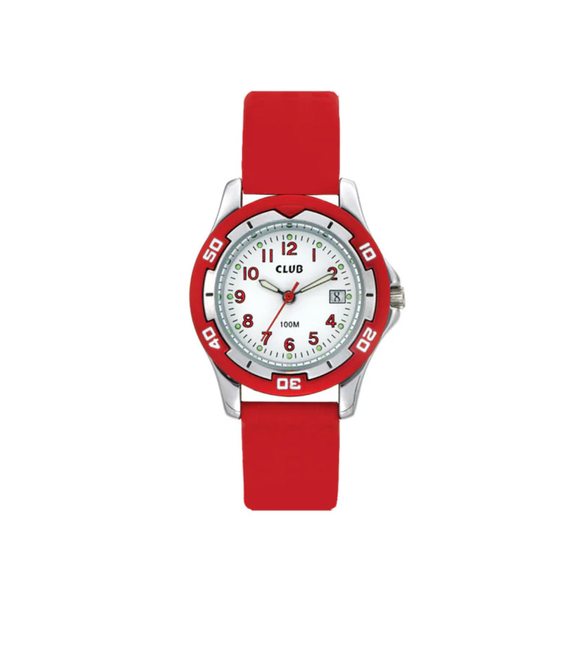 CLUB BARNEKLOKKE RØD 29MM