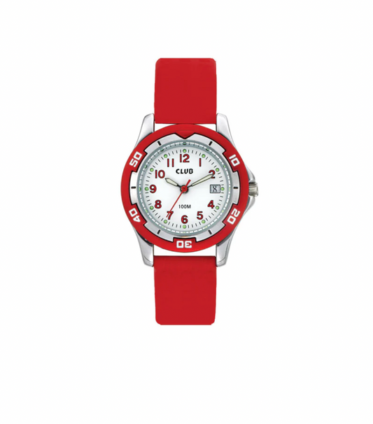 CLUB BARNEKLOKKE RØD 29MM