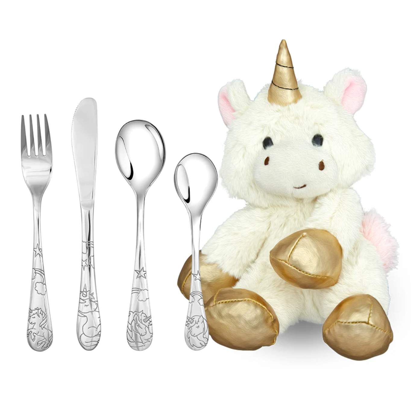 ENHJØRNING BESTIKKSETT MED BAMSE