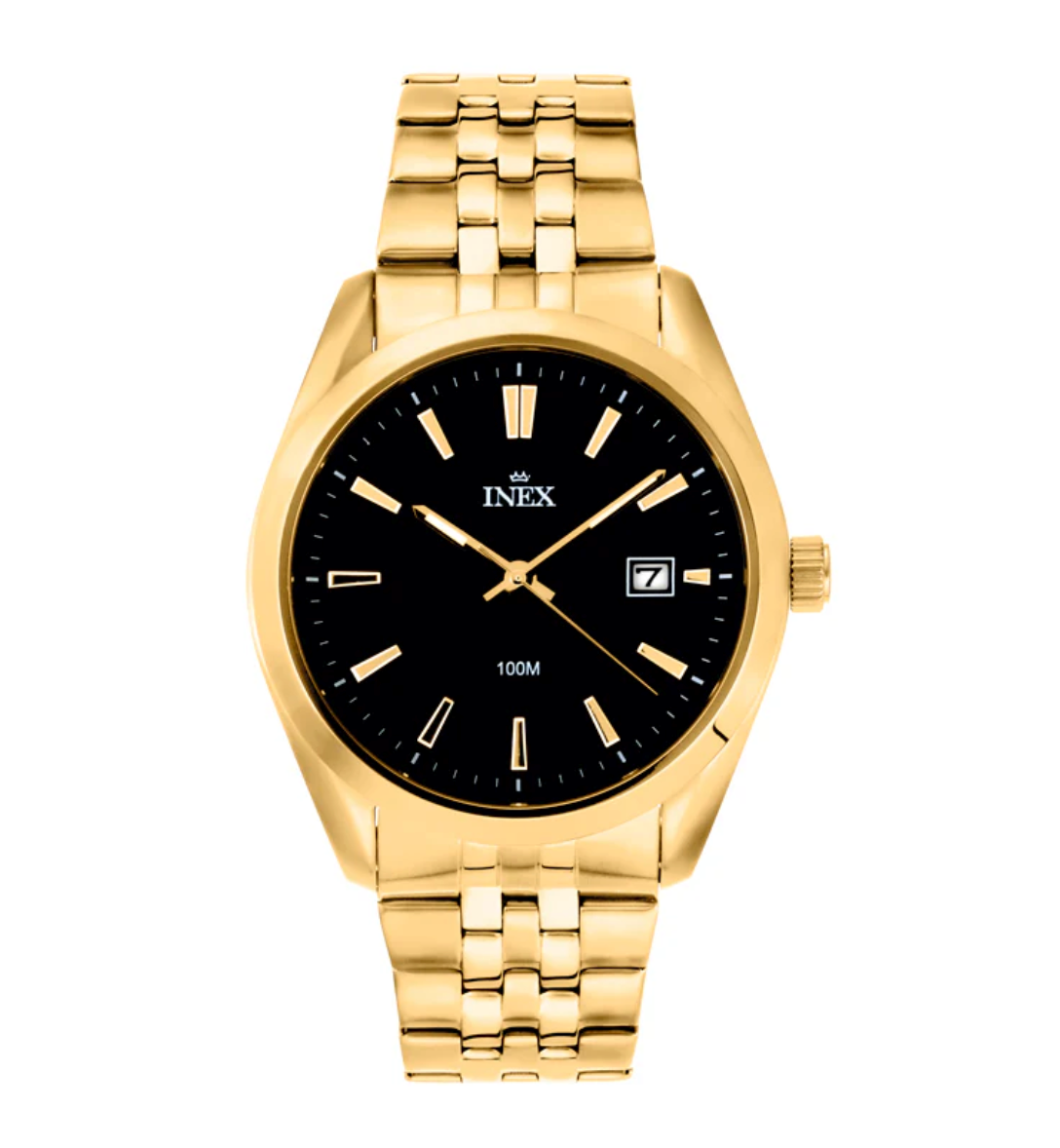 INEX HERREUR I GULLFARGET STÅL 42 MM