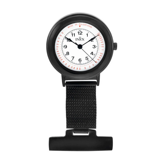 Inex søsterur i sort stål