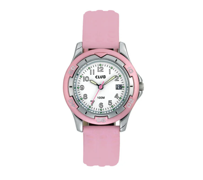 CLUB BARNEKLOKKE ROSA 29 MM