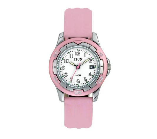 CLUB BARNEKLOKKE ROSA 29 MM